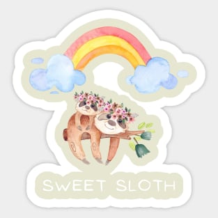 Sweet sloth Sticker